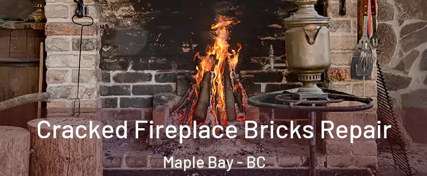  Cracked Fireplace Bricks Repair Maple Bay - BC