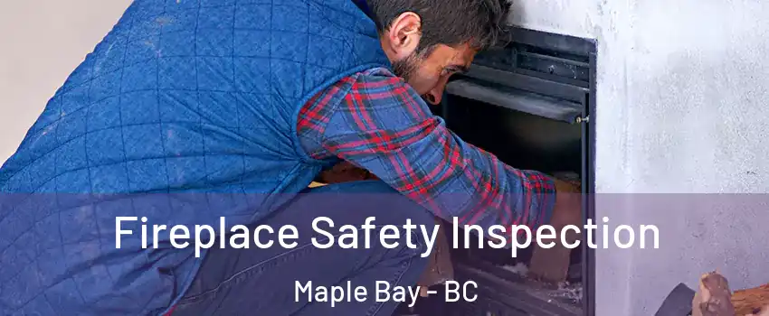 Fireplace Safety Inspection Maple Bay - BC
