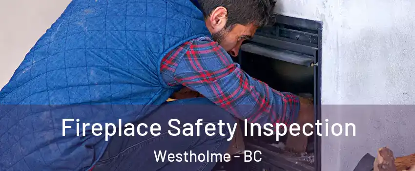 Fireplace Safety Inspection Westholme - BC