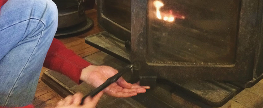 Gas Fireplace Inspection in Crofton, British Columbia
