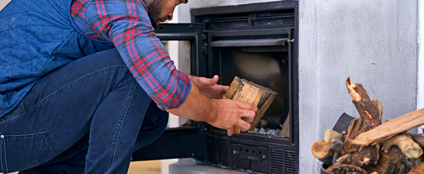 Old Broken Fireplace Repair And Replacement in Maple Bay, BC