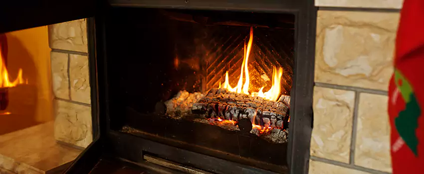 Commercial Prefabricated Fireplace Replacement in Maple Bay, British Columbia