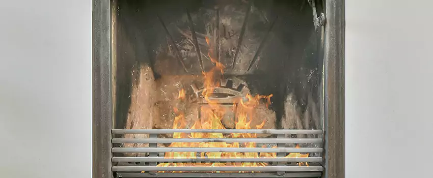 Travis Industries Linear Gas Fireplace Installation in Maple Bay, British Columbia