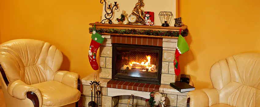 Fireplace Hearth Ideas in Maple Bay, British Columbia