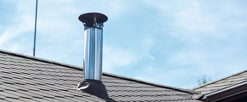 Outdoor Metal Chimney Installation in Maple Bay, British Columbia