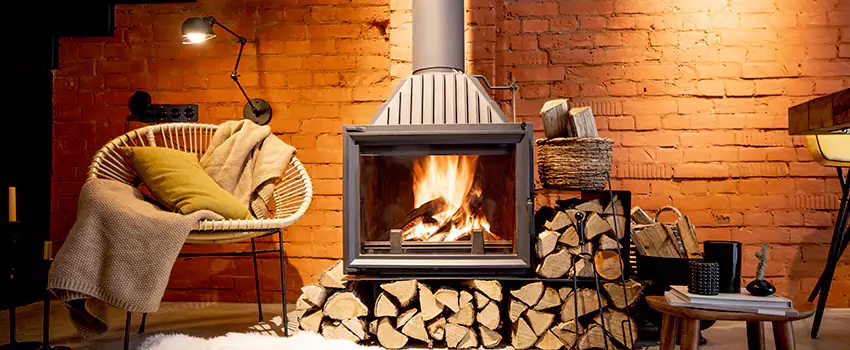 Pellet Stove Chimney Pipe Brackets Installation in Maple Bay, BC