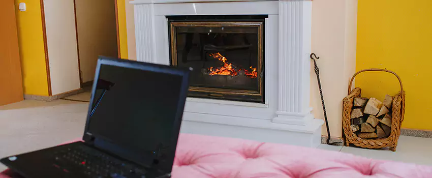 Valor Outdoor Gas Fireplace in Maple Bay, British Columbia