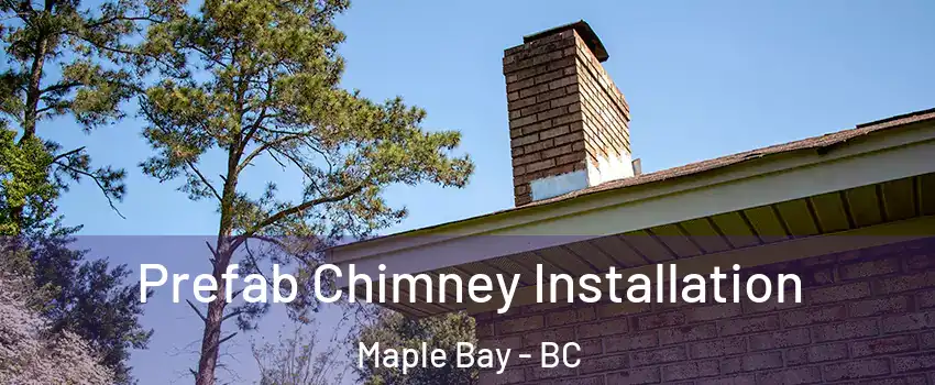  Prefab Chimney Installation Maple Bay - BC