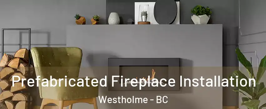  Prefabricated Fireplace Installation Westholme - BC